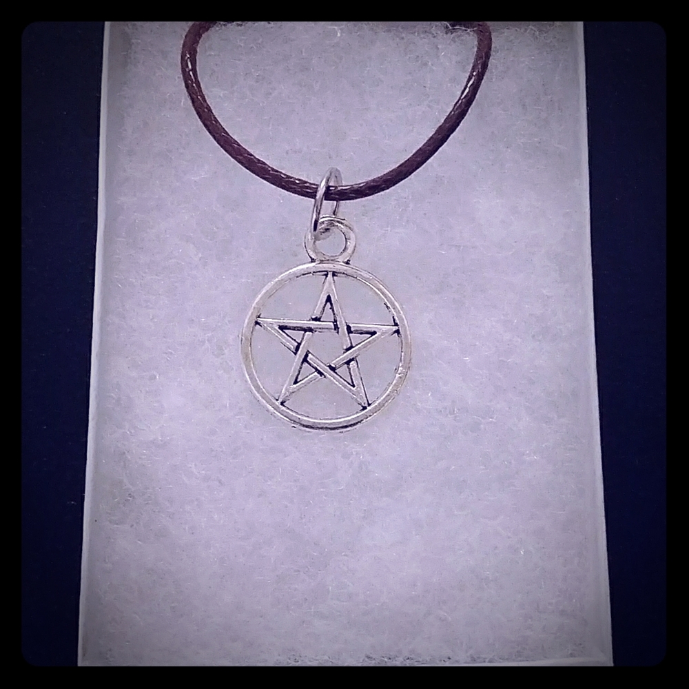 Silver Pentagram Necklace